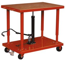 Table hydraulique de mise à niveau