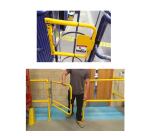 Barrière pivotante de sécurité réglable à ressort