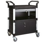 Servante à tiroir 250 kg 3 plateaux / 1 tiroir / 1 coffre