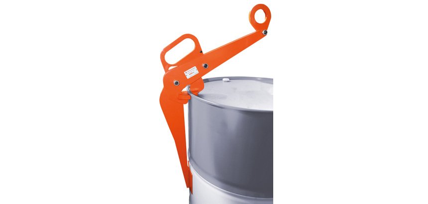 Pince pour manutention des fûts à la verticale 600 kg