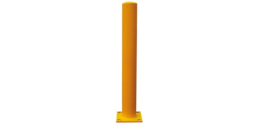 Poteau cylindrique et arceau de protection hauteur totale 900 mm