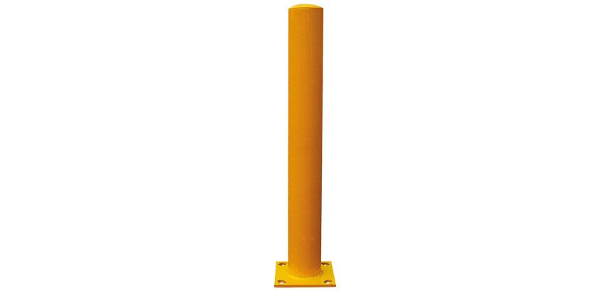 Poteau cylindrique et arceau de protection hauteur totale 900 mm