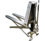 Transpalette manuel haute levée inox 316 1000 kg largeur 540 mm