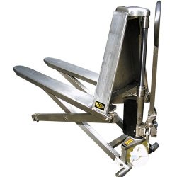 Transpalette manuel haute levée inox 316 1000 kg largeur 540 mm