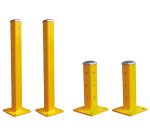 Poteau et lisse de protection poteau hauteur 480 mm centre