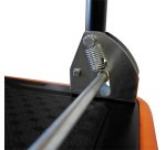 Chariot en acier avec timon rabattable