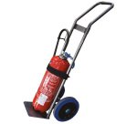 Diable pour charge cylindrique 200 kg roues caoutchouc noir (RSN)