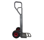 Diable acier incurvé poignée fermée avec bavette rabattable DVPF400-BR – Capacité 400 kg