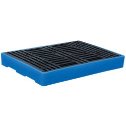 Plancher de rétention polyéthylène charge 1000 kg capacité 130 litres