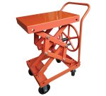 Table élévatrice manuelle à manivelle