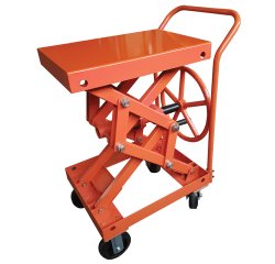 Table élévatrice manuelle à manivelle 100 kg