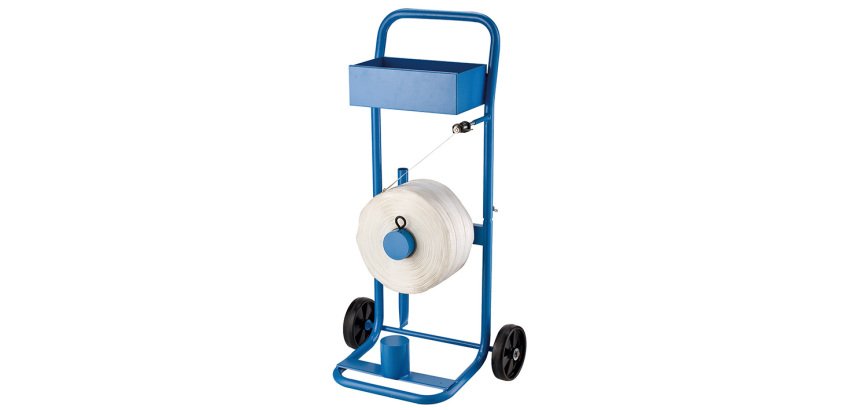 Dévidoir portatif pour feuillard textile