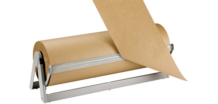 Dérouleur / coupeur rouleau papier horizontal longueur maxi rouleau 610 mm