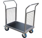 Chariot acier 600 x 800 mm 1 timon renforcé