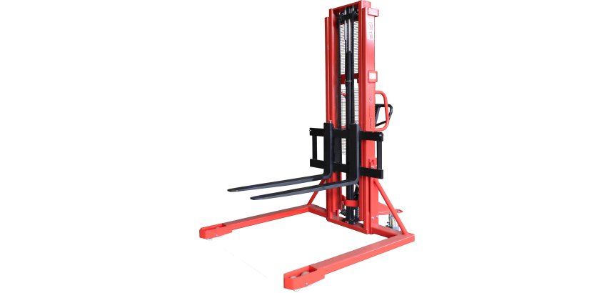 Gerbeur manuel longerons encadrants 1000 kg hauteur 1600 mm