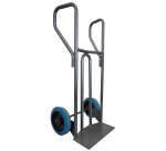 Diable acier incurvé poignée fermée DVPF400 – Capacité 400 kg
