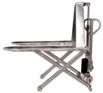 Transpalette manuel haute levée inox 316 1000 kg largeur 540 mm