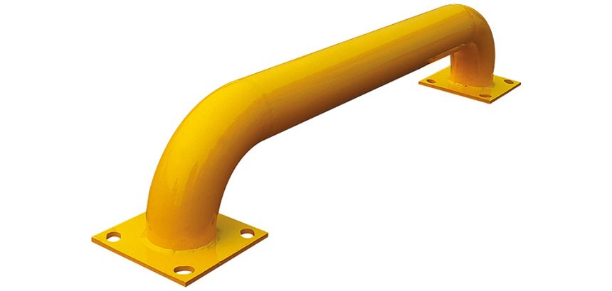 Poteau cylindrique et arceau de protection hauteurs différentes