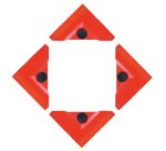 Coins roulants 400 kg dimensions utiles 50 x 65 mm - Lot de 4