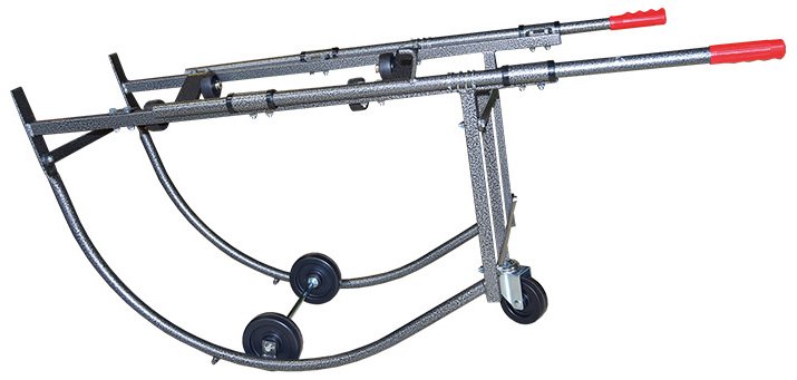 Chariot porte-fût basculant acier 300 kg