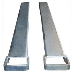 Rallonges de fourches ouvertes 2200 mm 1000 kg