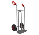 Diable acier incurvé à poignée ouverte DVPO – Capacité 250 kg