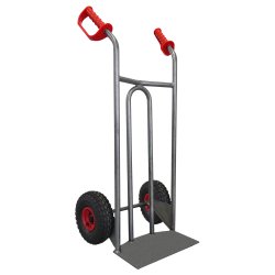 Diable acier incurvé à poignée ouverte DVPO – Capacité 250 kg