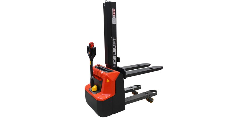 Gerbeur électrique lithium avec mât poutre et levée initiale 1200 kg élévation 1600 mm
