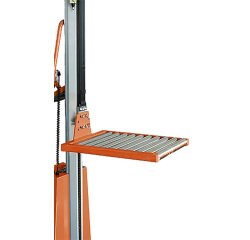 Plateau à rouleaux pour gerbeur modèle E