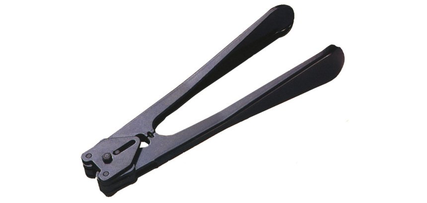 Pince de sertissage chapes feuillard métal 16 mm