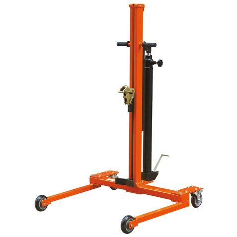 Lève-fût hydraulique encadrant 300 kg grandes roues