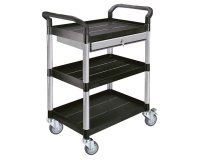 Servante à tiroir 250 kg 3 plateaux / 1 tiroir