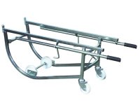 Chariot porte-fût basculant galvanisé 300 kg