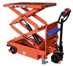 Table élévatrice motorisée 800 kg hauteur d'élévation 520 / 1850 mm