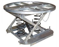 Table élévatrice à niveau constant galvanisée plateau rotatif 2000 kg