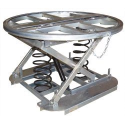 Table élévatrice à niveau constant galvanisée plateau rotatif 2000 kg