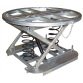 Table élévatrice à niveau constant galvanisée plateau rotatif 2000 kg