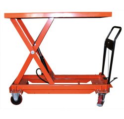 Table élévatrice manuelle grand plateau 1000 kg dimensions 1200 x 800 mm