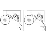 Banderoleuse professionnelle avec plateau en U avec pré-étirage motorisé TMD-P46P-PLUSU