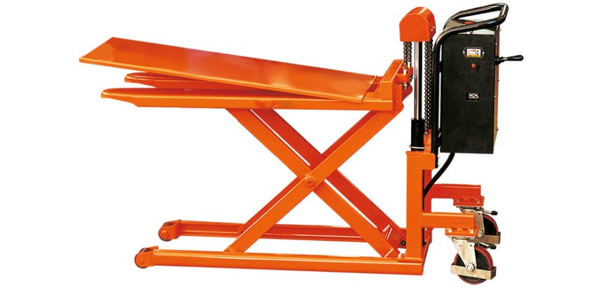 Transpalette haute levée électrique grande capacité largeur 538 mm 1000 kg