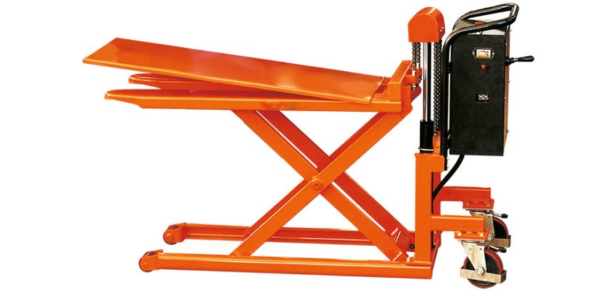 Transpalette haute levée électrique grande capacité largeur 538 mm 1000 kg