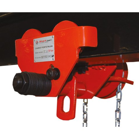 Chariot porte palan manuel 1000 kg