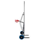 Diable maraîchers poignée ouverte 250kg roues caoutchouc bleu