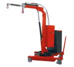 Grue d’atelier porte-à-faux rotative à élévation et extension électriques 500 kg