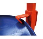 Diable porte-fût métal et plastique à rebord 400 kg
