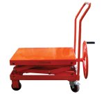 Table élévatrice manuelle à manivelle