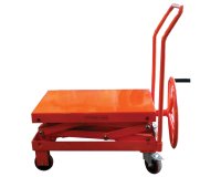 Table élévatrice manuelle à manivelle