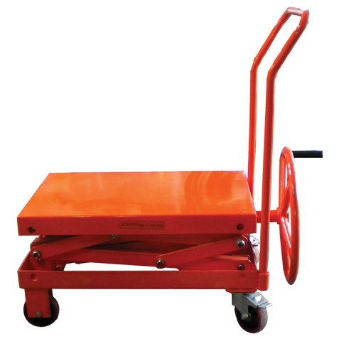 Table élévatrice manuelle à manivelle 250 kg