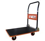 Chariot en acier avec timon rabattable