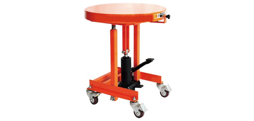 Table élévatrice à plateau tournant 200 kg
